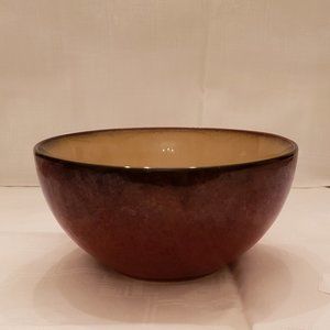 Mikasa Solstice Ruby Red Stoneware 6 Inch Soup Cereal Bowl Very Good Condition 2